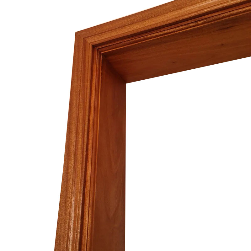 Moulded hardwood door frame