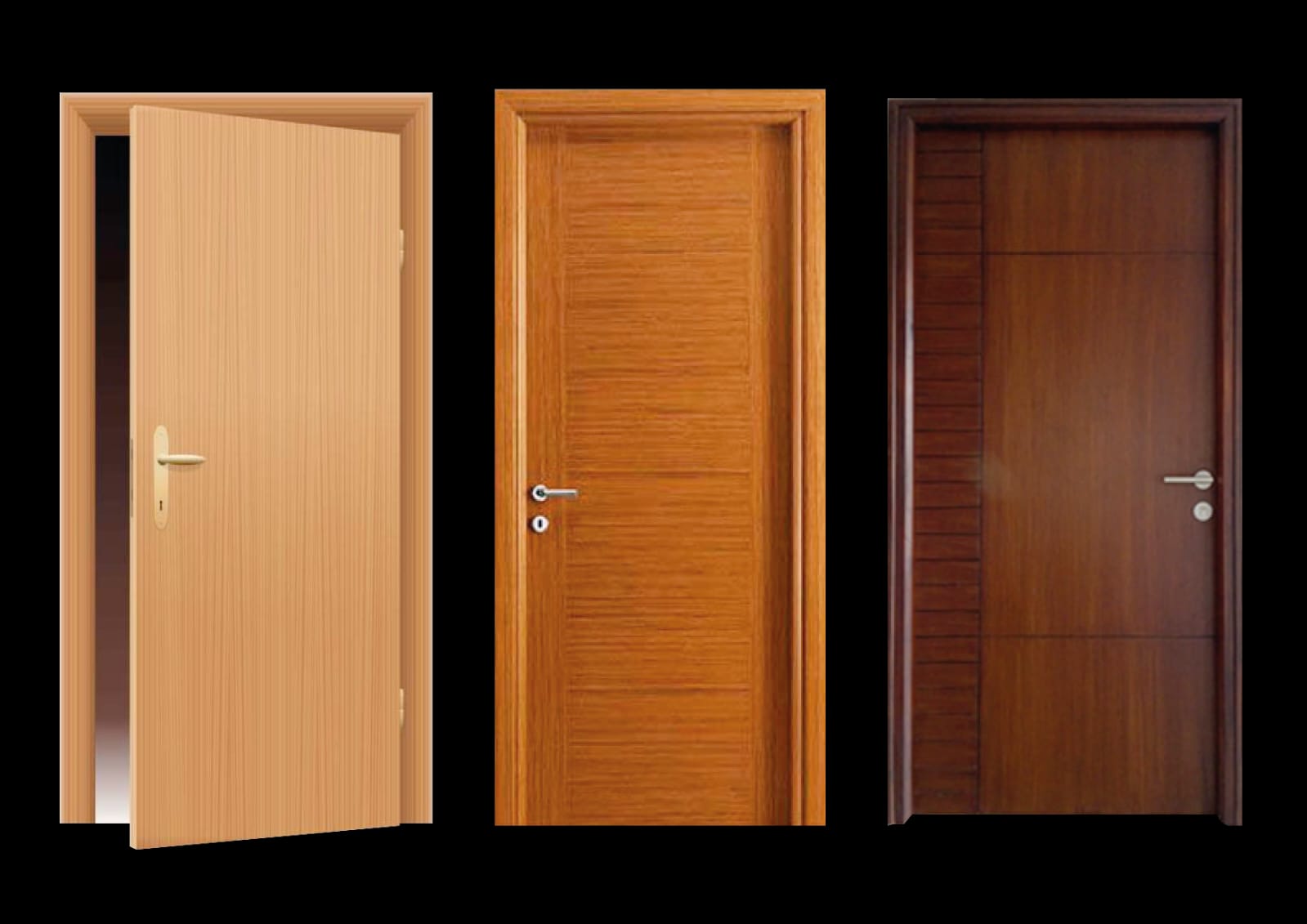 Flush doors — finish range
