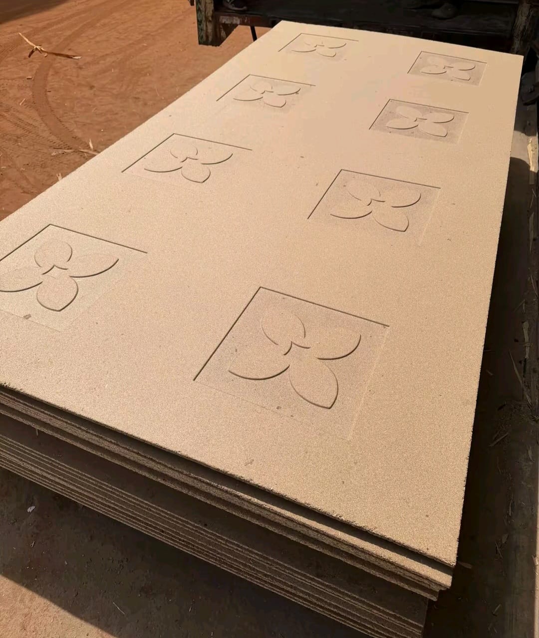 Flowered ceiling board 9mm